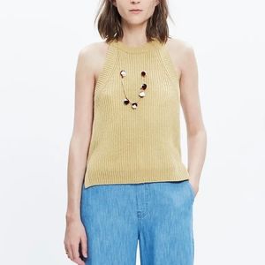 Madewell Valley Sweater Tank Size small